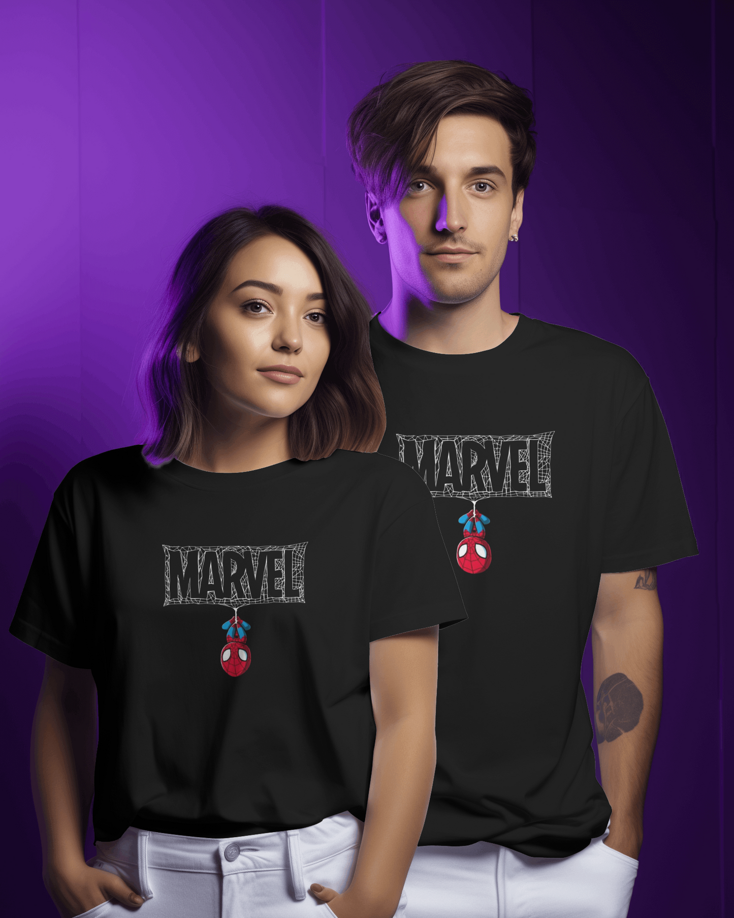 MARVEL T-SHIRT FOR MEN AND WOMEN