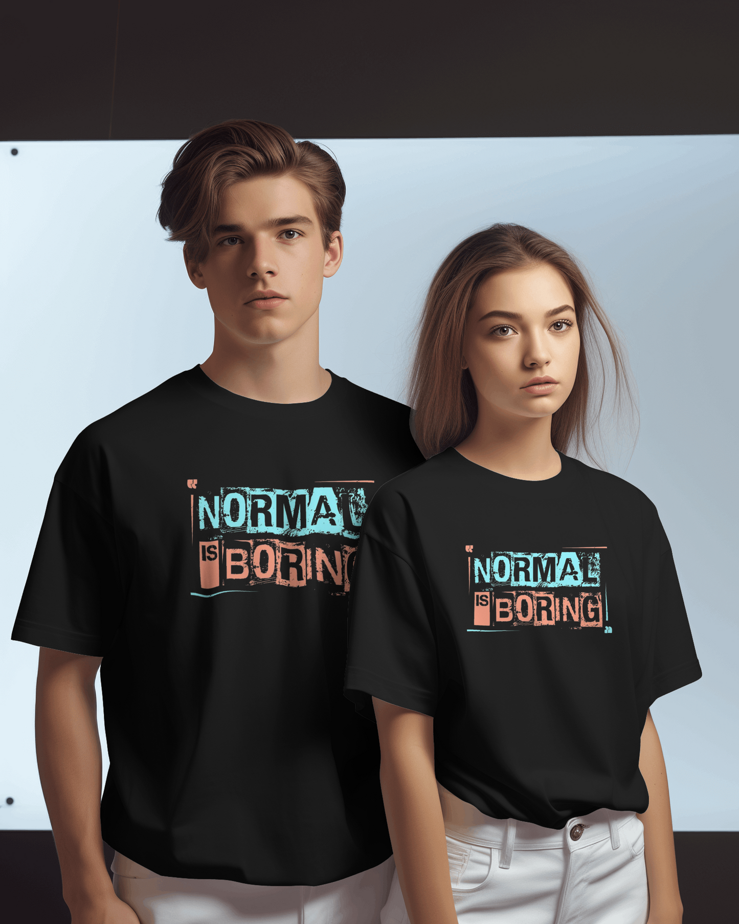 Normal is Boring- T-shirt for men and women