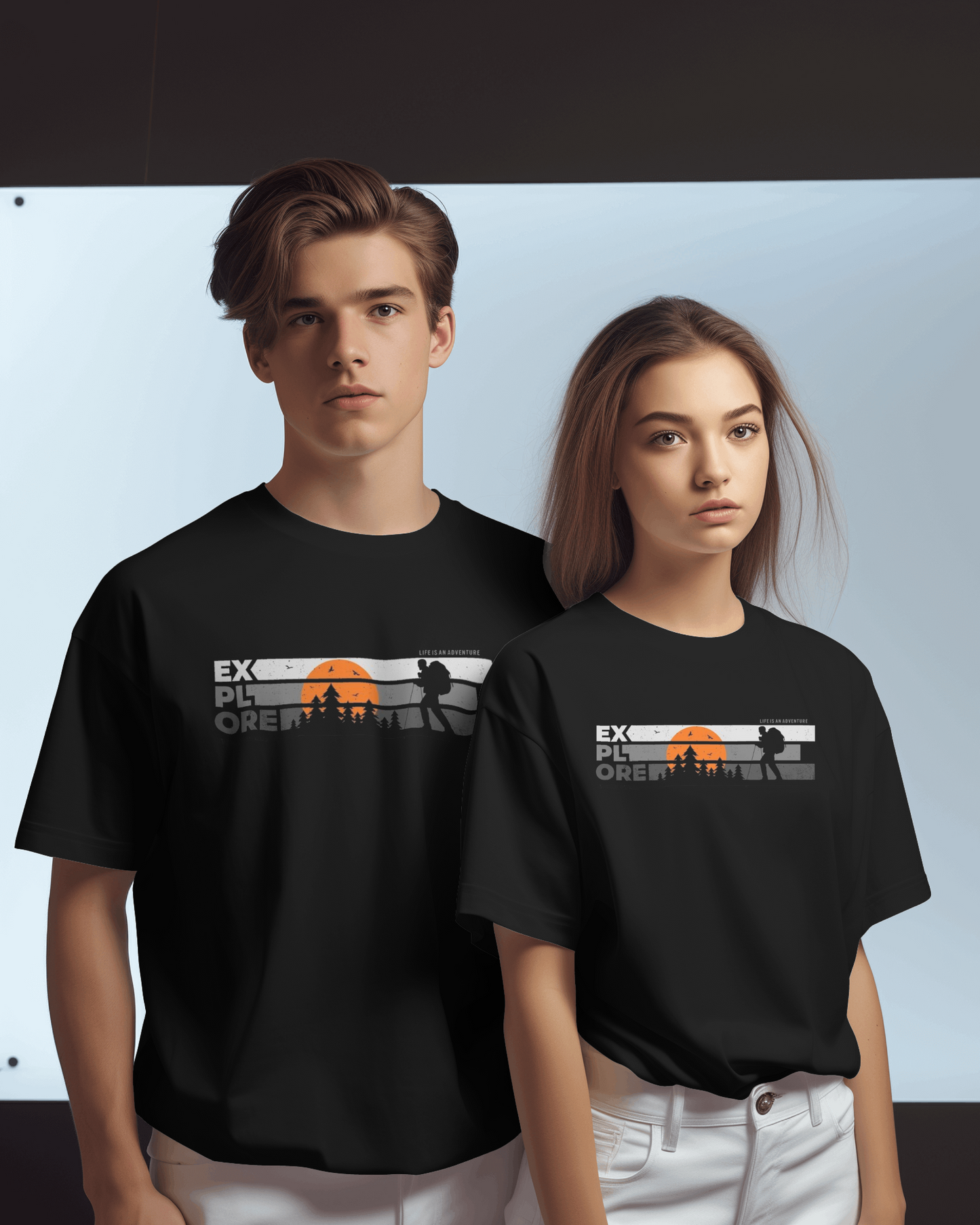 Explore-Tshirt for men and women