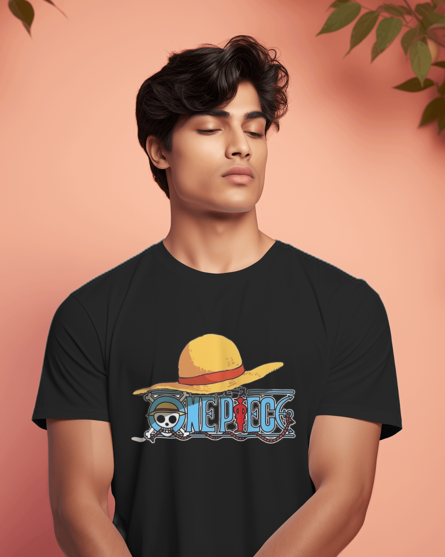 One Piece Luffy Hat_ t-shirt for men and women