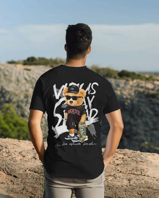 Bear oversized tshirt for men and women