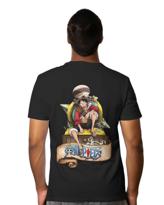 One Piece Luffy Hat_ t-shirt for men and women