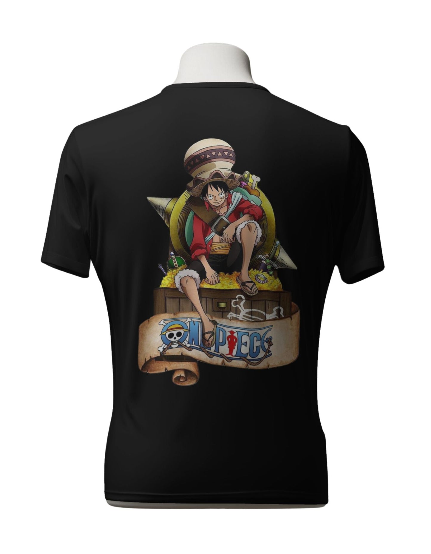 One Piece Luffy Hat_ t-shirt for men and women